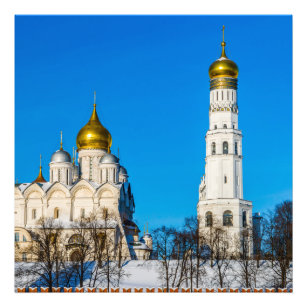 Katedralerna i Moskva Kremlin Fototryck