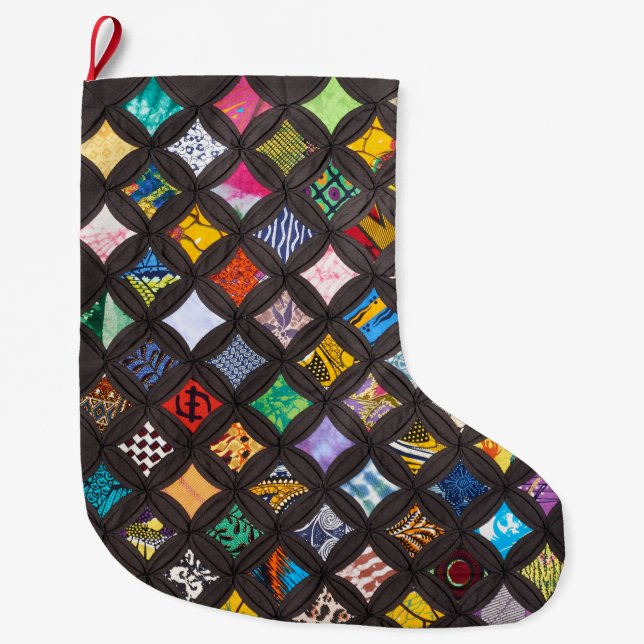 Katedralfönstrets vattentäta stor julstrumpa (Framsidan)