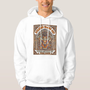 Katedralglas Katt Katedralglas Kyrka Vintage Hoodie