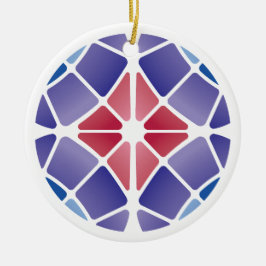Katedralglas (Radiell - Dagsljus) Julgransprydnad Keramik