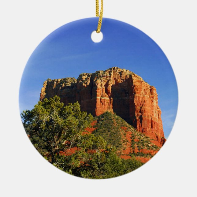 Katedralklippan, Arizona- prydnad Julgransprydnad Keramik (Framsidan)
