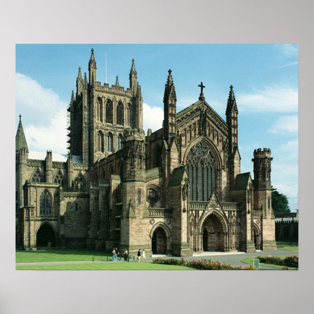 Katedralkyrkan i den välsignade jungfrun Mary och Poster (Framsidan)