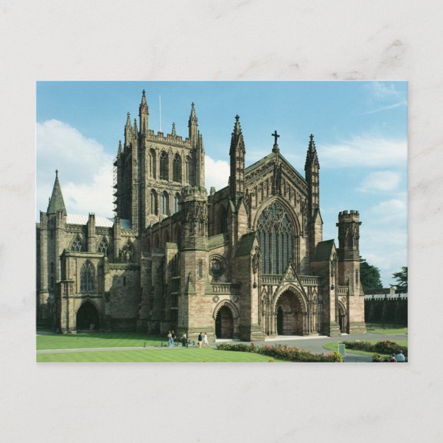 Katedralkyrkan i den välsignade jungfrun Mary och Vykort (Framsida)