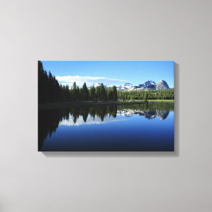 Katedralområde över Tuolumnefloden - Yosemite Canvastryck