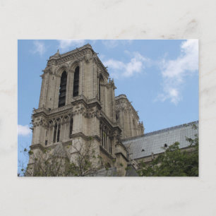 Katedralringens klocka torn, Paris Vykort