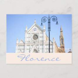 Katedralstjärna i Santa Croce av David Florence Vykort