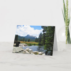 Katedraltopp i Tuolumne Meadows, Yosemite, CA Kort