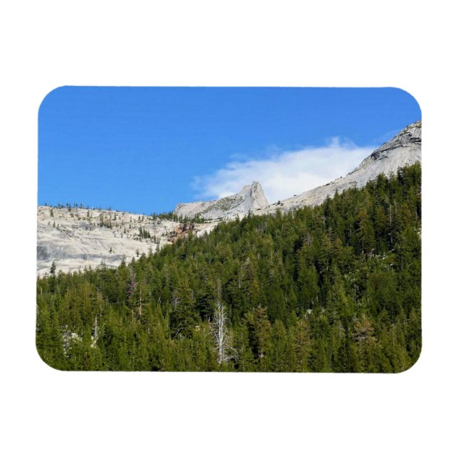 Katedraltopp vid Tenaya Sjö, Yosemite, CA Magnet (Horisontell)
