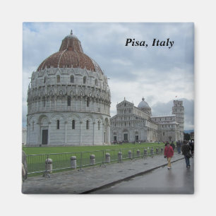 Katedraltorget i Pisa, Italien Magnet
