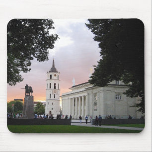 Katedraltorget i Vilnius, LITAUEN — Musmatta