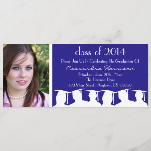 Kategori av inbjudan till Studenten (Blue Silhouet