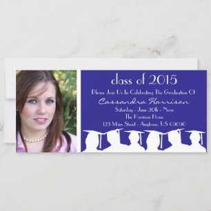 Kategori av inbjudan till Studenten (Blue Silhouet