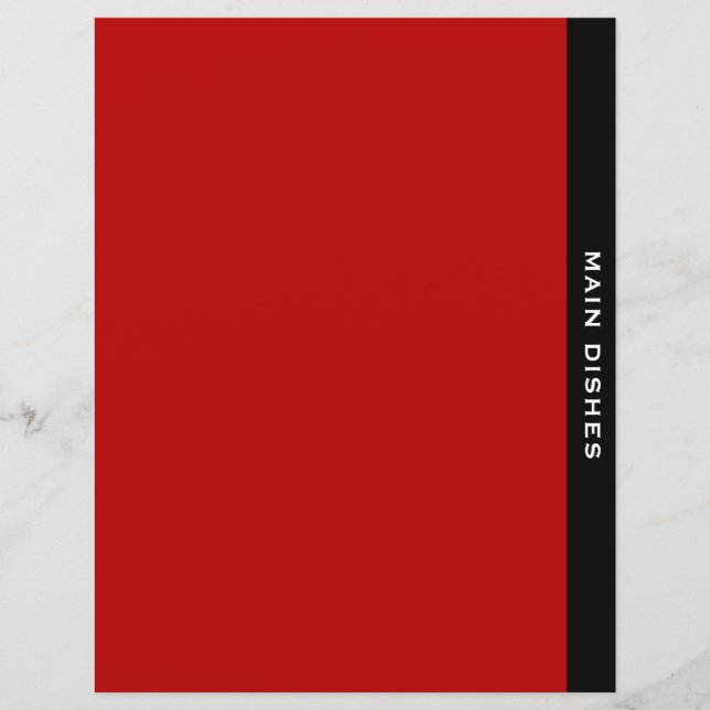 Kategorileverantör | Huvudmåltider | Rött svartvit (Framsida)