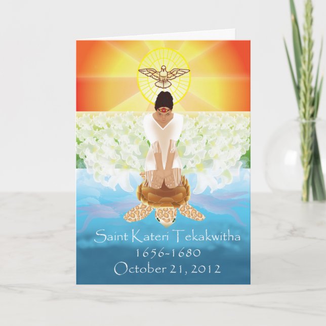 Kateri Tekakwita Kort (Framsida)