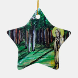 Kateri Tekakwitha Julgransprydnad Keramik