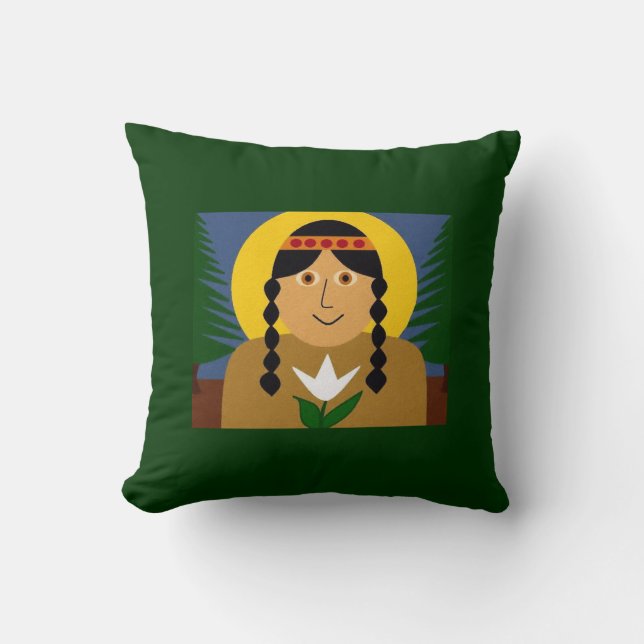 Kateri Tekakwitha Kudde (Framsida)