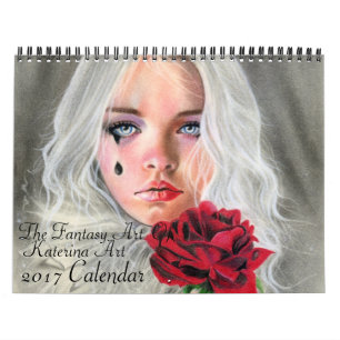 Katerina konsthandling i Fantasy Art 2017 (väggka Kalender