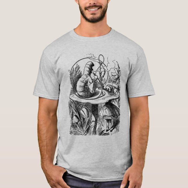 Katerpelare från Alice i Wonderland T Shirt (Framsida)
