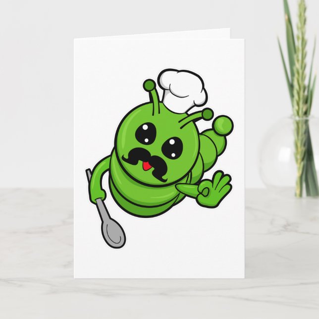 Katerpelare som Cook med Spoon Kort (Framsida)