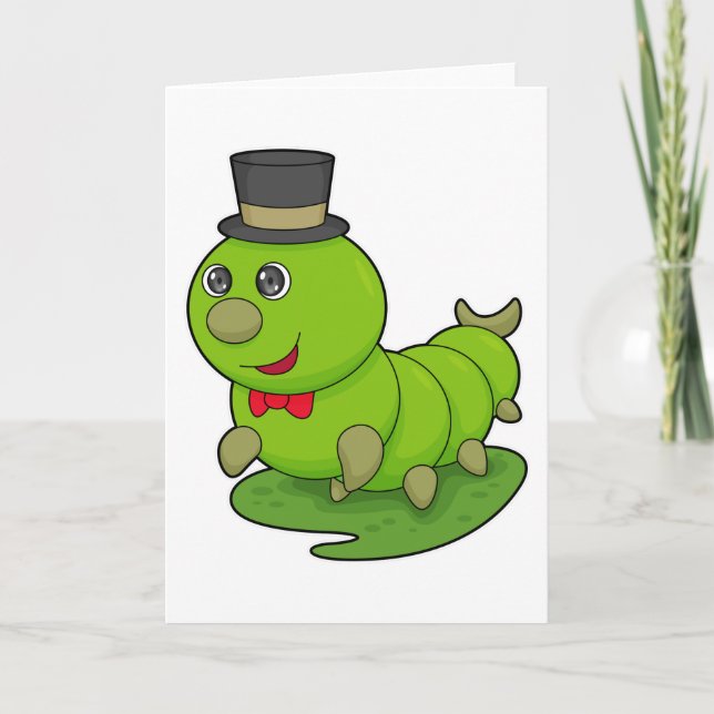 Katerpelare som gentleman med Cylinder Kort (Framsida)