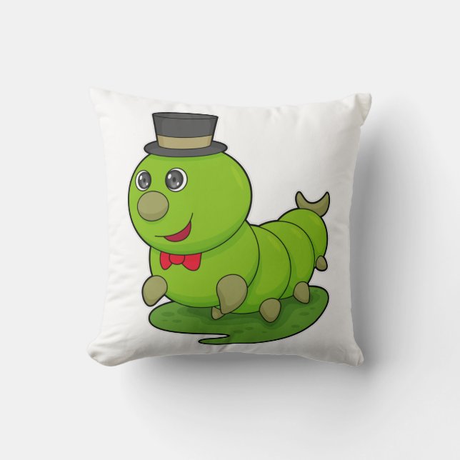 Katerpelare som gentleman med Cylinder Kudde (Framsida)