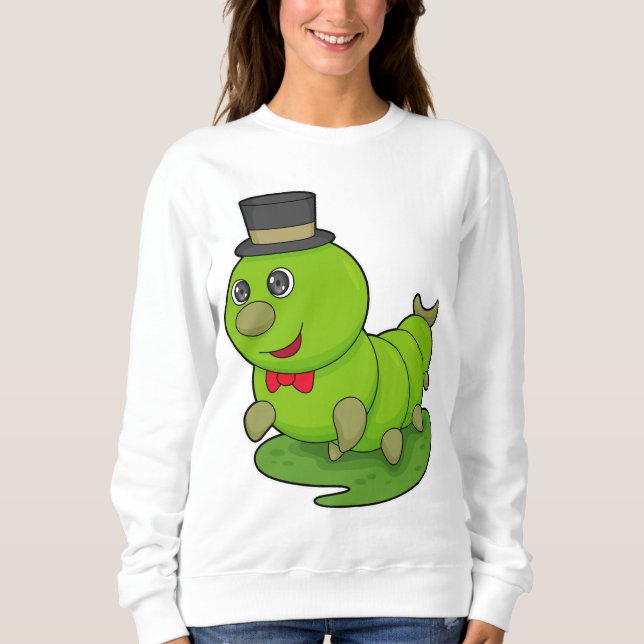 Katerpelare som gentleman med Cylinder T Shirt (Framsida)