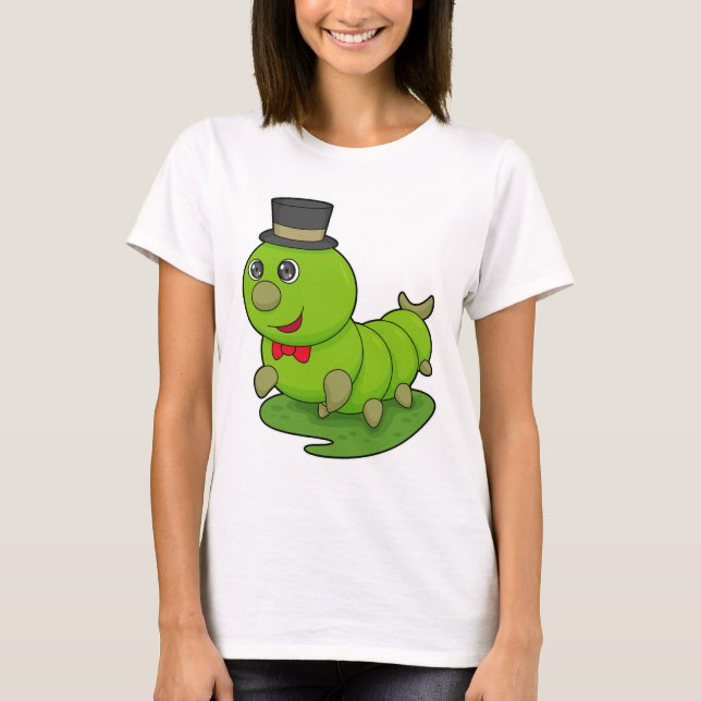 Katerpelare som gentleman med Cylinder T Shirt (Framsida)