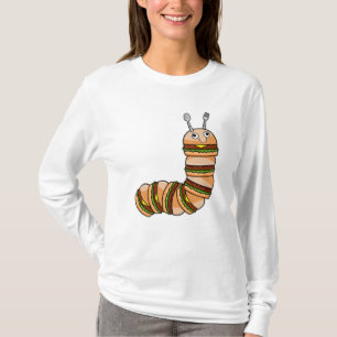 Katerpelare som ostburger med nötkött och Salad T Shirt
