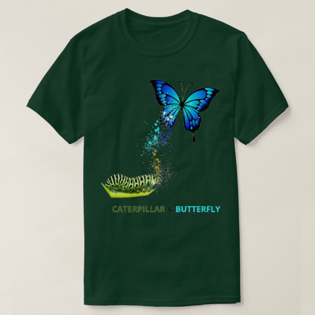 KATERPILLAR BUTTERFLIT T SHIRT (Design framsida)
