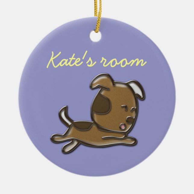 Kate's room julgransprydnad keramik (Framsidan)