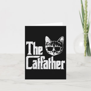 Katfader Funny Cat Pappa Fars dag Movie Pun Kort