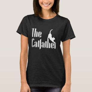 Katfader Funny Cute Cat Pappa Far Day Pet Ki T Shirt