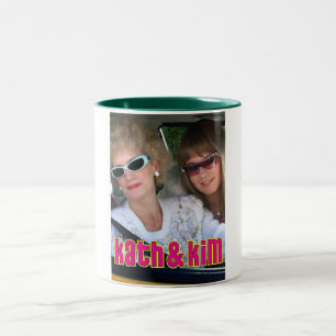 Kath och Kim Två-Tonad Mugg