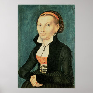 Katharina von Bora, framtida fru av Martin Poster