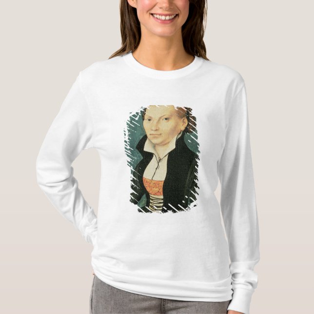 Katharina von Bora, framtida fru av Martin T Shirt (Framsida)