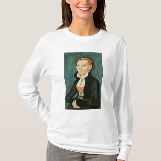 Katharina von Bora, framtida fru av Martin Tee Shirt (Framsida)