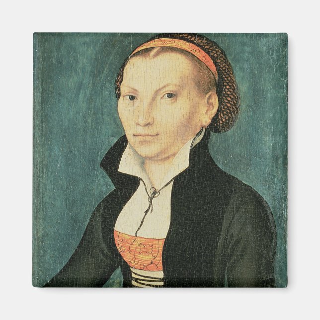 Katharina von Bora, framtida hustru till Martin Magnet (Framsidan)