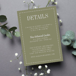 Katherine | Curted Färg | Information Tilläggskort