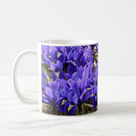 Katherine Hodgkin Irises Lila Vår Blommigt Kaffemugg