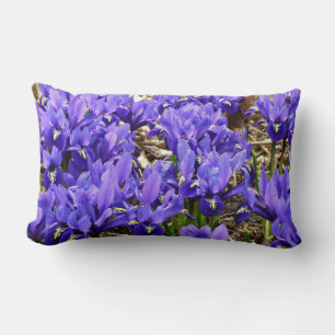 Katherine Hodgkin Irises Lila Vår Blommigt Lumbarkudde