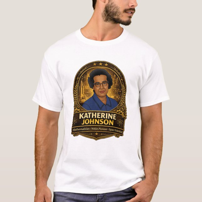 Katherine Johnson Hyllnings-T-Shirt T Shirt (Framsida)