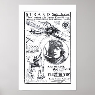 Katherine MacDonald 1921 vintage film och poster