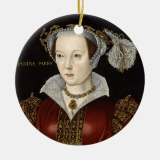 Katherine parr-/Henry VIII prydnad Julgransprydnad Keramik