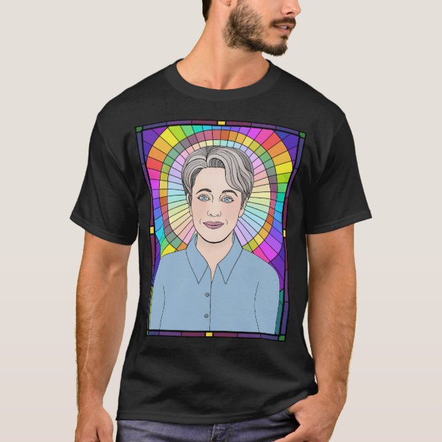 Kathleen Lagrar Porträtt T Shirt (Framsida)