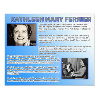 Kathleen Mary Ferrier Fototryck