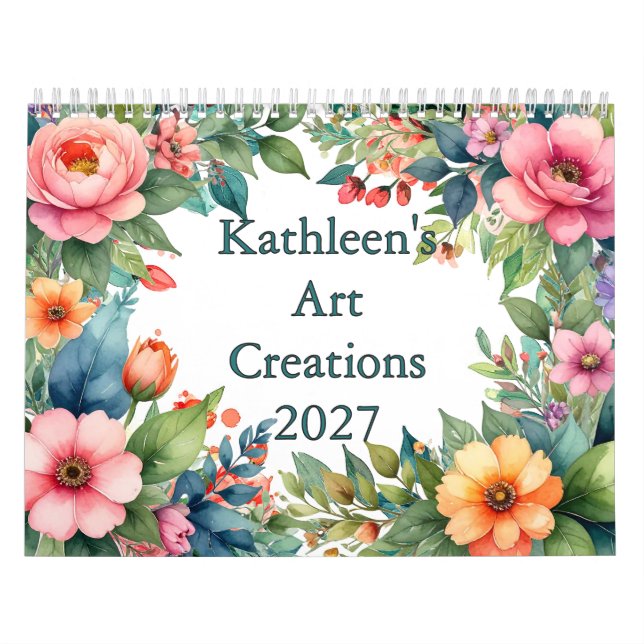 Kathleens konstskapande Whimsical Art-kalender  Kalender (Omslag)