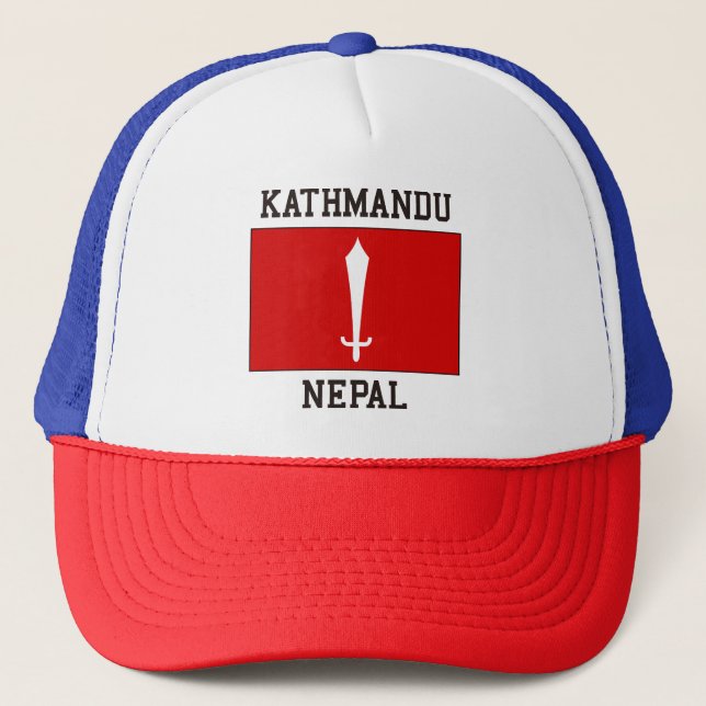Kathmandu Nepal Keps (Framsida)