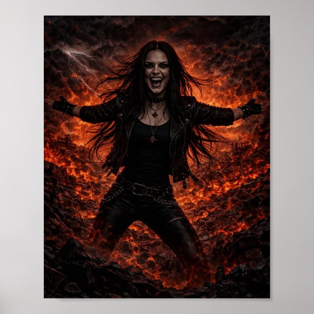 Kathryn Darke skrattar Poster (Framsidan)