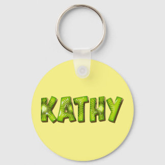 Kathy Namn Kiwi Design Schlüsselanhänger Nyckelring