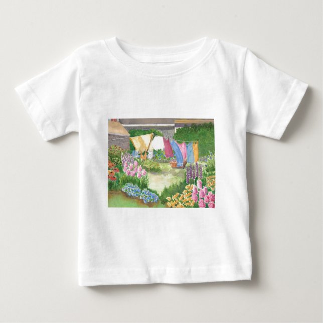 Kathy Tvätt på Monhegan är jag Baby Teeshirt Tee (Framsida)